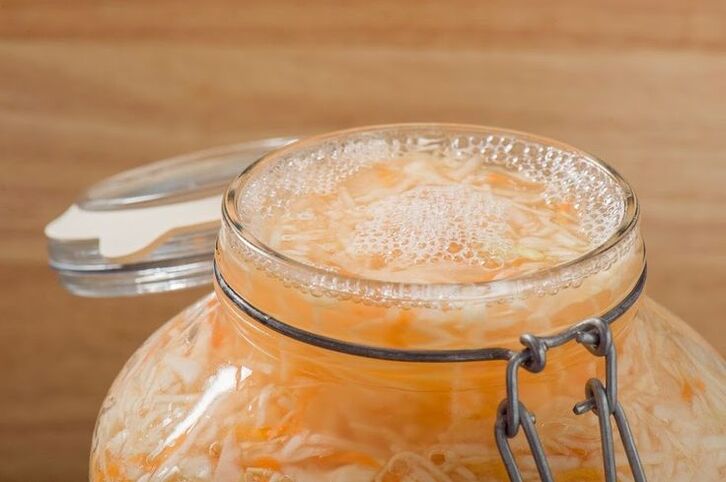 Pickled cabbage salt water kills parasites